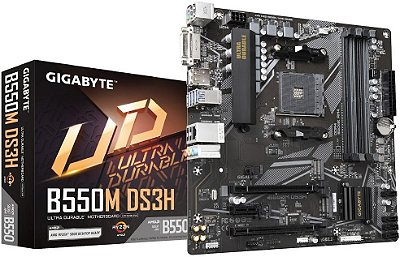 PLACA MÃE AMD GIGABYTE B550M DS3H DDR4 AM4