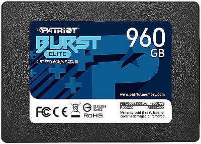 SSD PATRIOT 960GB BURST ELITE SATA III PBE960GS25SSDR