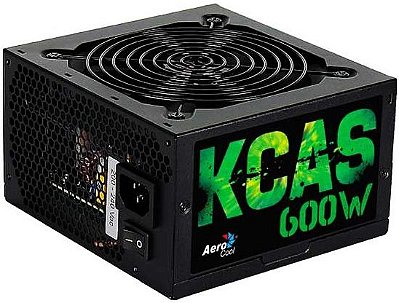 FONTE AEROCOOL 600W 80PLUS BRONZE KCAS-600W