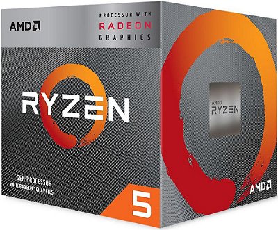 PROCESSADOR AMD RYZEN R5 3400G 3.7GHZ 6MB CACHE AM4
