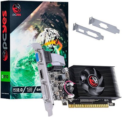 PLACA DE VÍDEO PCYES GEFORCE G210 1GB DDR3 64BITS