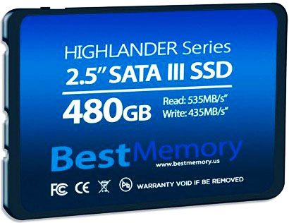 SSD 480GB BEST MEMORY HIGHLANDER SATA III BT-480-535