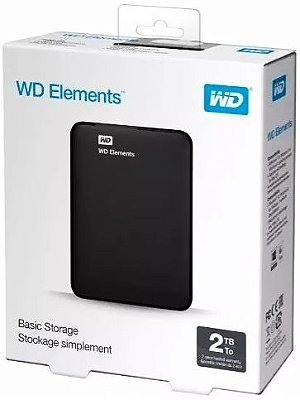 HD EXTERNO 2TB WD ELEMENTS USB 3.0 WDBU6Y0020BBK