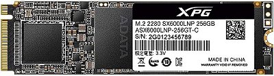 SSD ADATA 256GB XPG SX6000 LITE M.2 NVME ASX6000LNP-256GT-C