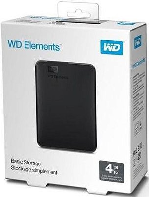 HD EXTERNO 4TB WD ELEMENTS USB 3.0 WDBU6Y0040BBK