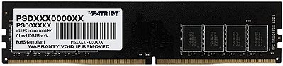 MEMÓRIA DESKTOP PATRIOT SIGNATURE 4GB 2666MHZ DDR4