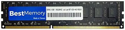 MEMÓRIA DESKTOP 4GB 1600MHZ DDR3 BEST MEMORY