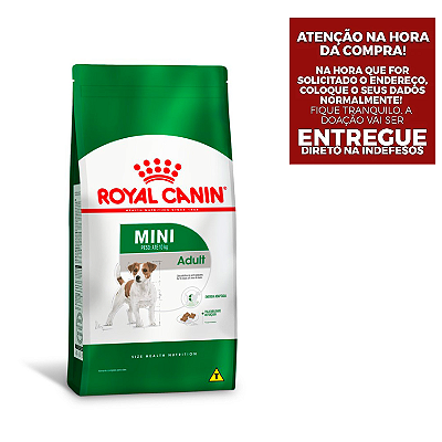 Ração Seca Royal Canin Mini Adult para Cães Adultos 7,5kg