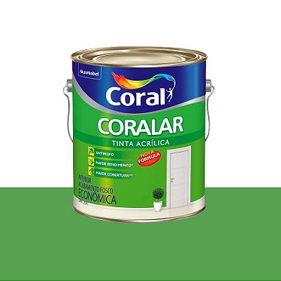 Tinta Coralar Verde Timbalada 3600L