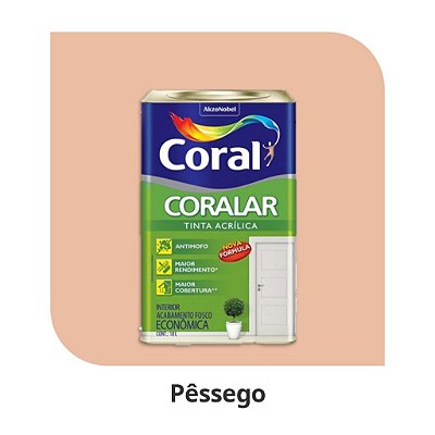 Tinta Coralar Pêssego 18L