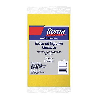 ROMA - BLOCO ESPUMA 6X13X22