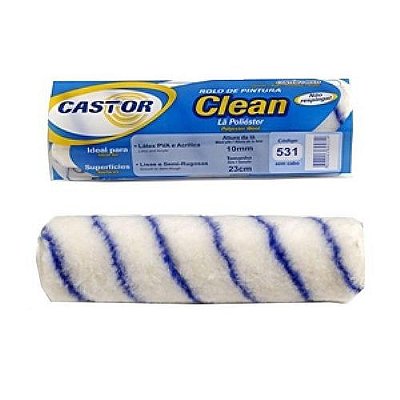 CASTOR - Rolo Lã 23 s/Respingo Clean 531