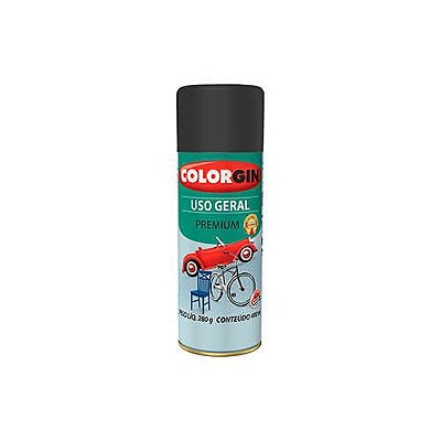 Colorgin - Spray Uso Geral Preto Fosco 400ML 5400