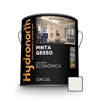 Hydronorth - Tinta Acr Econ Gesso/Drywall 3,6L Br