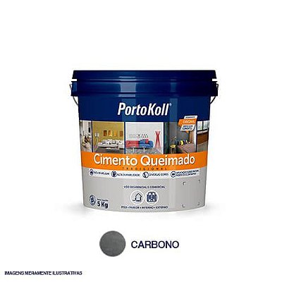 PORTOKOLL - Cimento Queimado Carbono 5KG