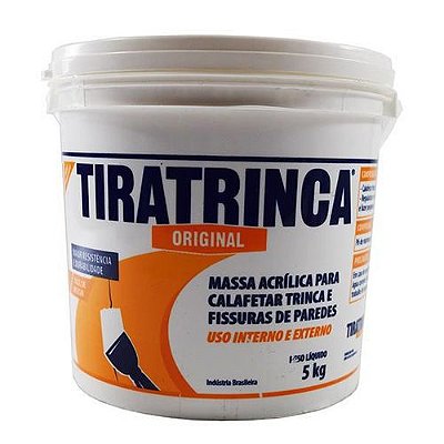 TIRATRINCA - Massa p/Trinca Acrílica 5,0KG