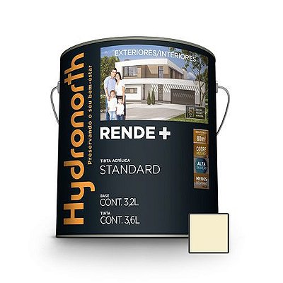 Hydronorth - Tinta Acr Stand Rende+ 3,6L Palha