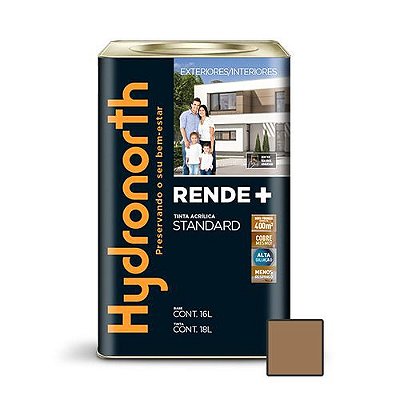 Hydronorth - Tinta Acr Stand Rende+ 18L Chocolate