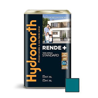 Hydronorth - Tinta Acr Stand Rende+ 18L Azul Petro