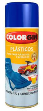 Colorgin - Spray Plastico Azul Oceano 350ML 1507