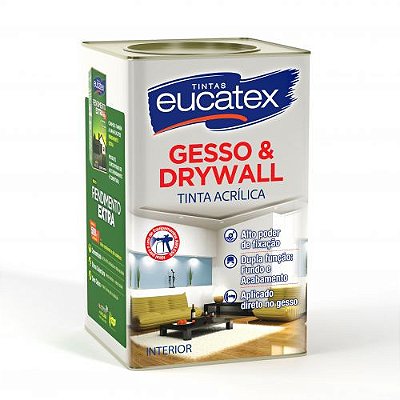 Eucatex - Tinta Acr Econ Gesso/Drywall 18L Br