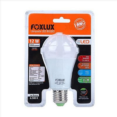 Foxlux - Lamp Led A60 12W-1050LM 6500K