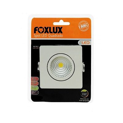 Foxlux - Spot Led Emb Quad 03W 6500K