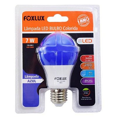 Foxlux - Lamp Led Bolinha 07W Az