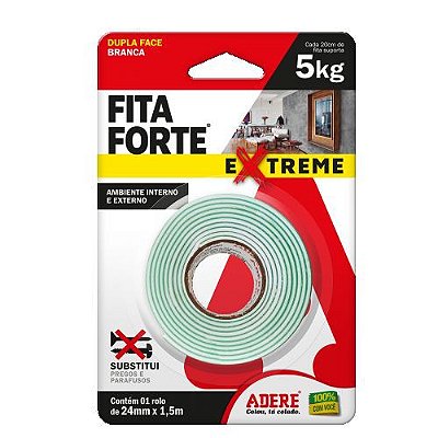 Adere - Fita Dup Face Espuma In/Ex 24X1,5 Ex 5Kg