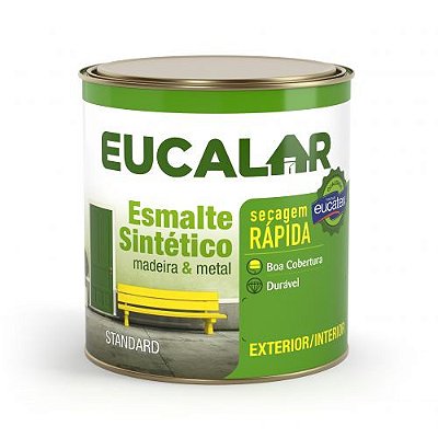 Eucalar - Tinta Esm Stand Sint Brilh 1/4 PT