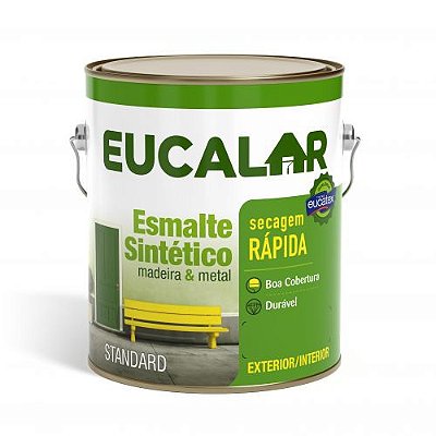 Eucalar - Tinta Esm Stand Sint Brilh 3,6L PT