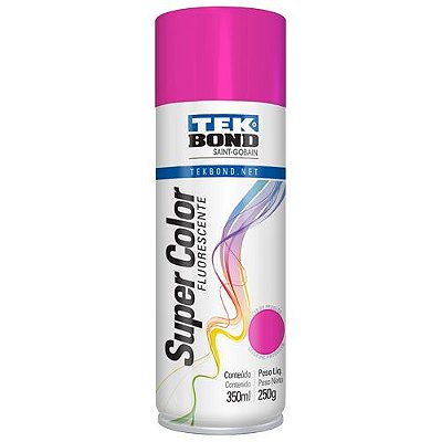 Tek Bond - Spray Fluorescente Rosa 350ML