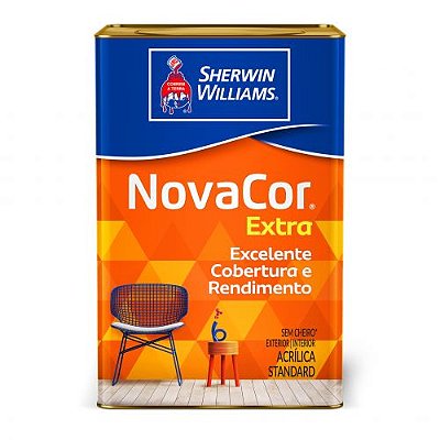 NOVACOR EXTRA - TINTA ACR STAND 18L PALHA