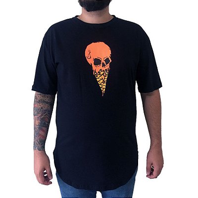 Camiseta Orange Icescream Scool Preta