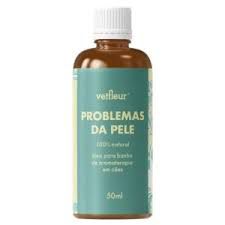 Oleo Banho para Cachorro Natural Problemas Pele 50ml Vetfleur