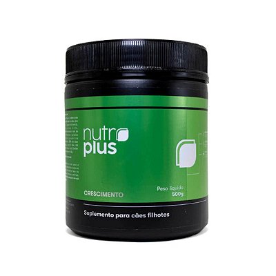 Suplemento para Cães Filhotes | Crescimento Saudável | Nutroplus Crescimento 500 g