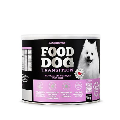 Food Dog Minerais Transition Suplemento para Cães 100g Botupharma