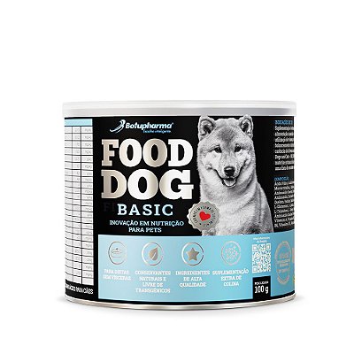 Food Dog Basic Suplemento para Cães 100g Botupharma
