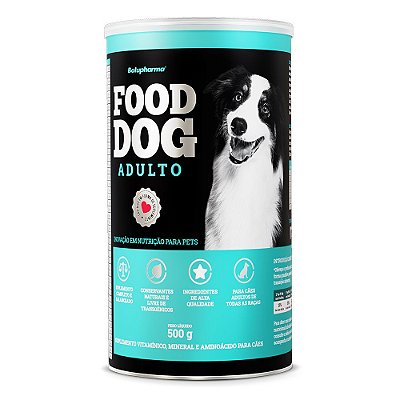 Food Dog Adulto Manutenção Suplemento Cães 500g Botupharma