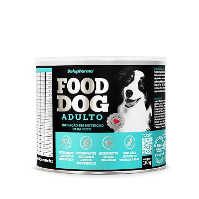 Food Dog Manutenção Suplemento Cães 100g Botupharma