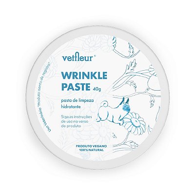 Pomada para Cachorro Limpeza Wrinkle 40g Paste Vetfleur