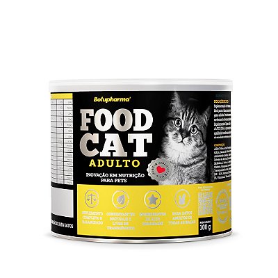 Food Cat Adulto Suplemento para Gatos 100g Botupharma