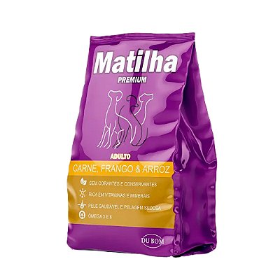 Ração Premium Matilha para Cães Adultos 15kg Du bom