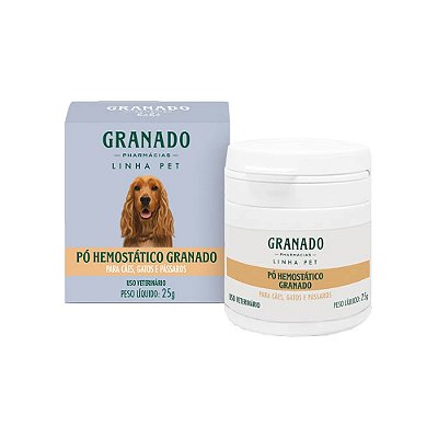 Pó Hemostático Cães Gatos 25g Granado