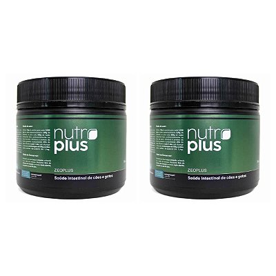 Kit com 2 Suplementos Nutroplus Zeoplus para Saúde Intestinal de Cães e Gatos 100 g | Nutroplus Pet