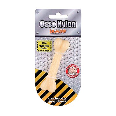 Brinquedo para Cachorro Osso Nylon Raças Pequenas Jambo Pet