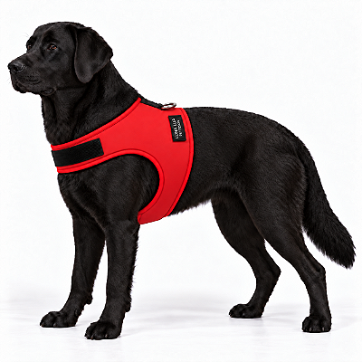 Peitoral de Neoprene com Guia para Cães G | Luna Lua