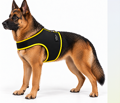 Peitoral de Neoprene com Guia para Cães GG | Luna Lua