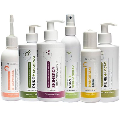 Kit Cuidado Completo para Cachorro e Gato Wesen Green
