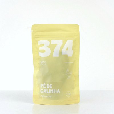 Petisco para Cachorro e Gato Natural Pé de Galinha 3 UN 374 Pets